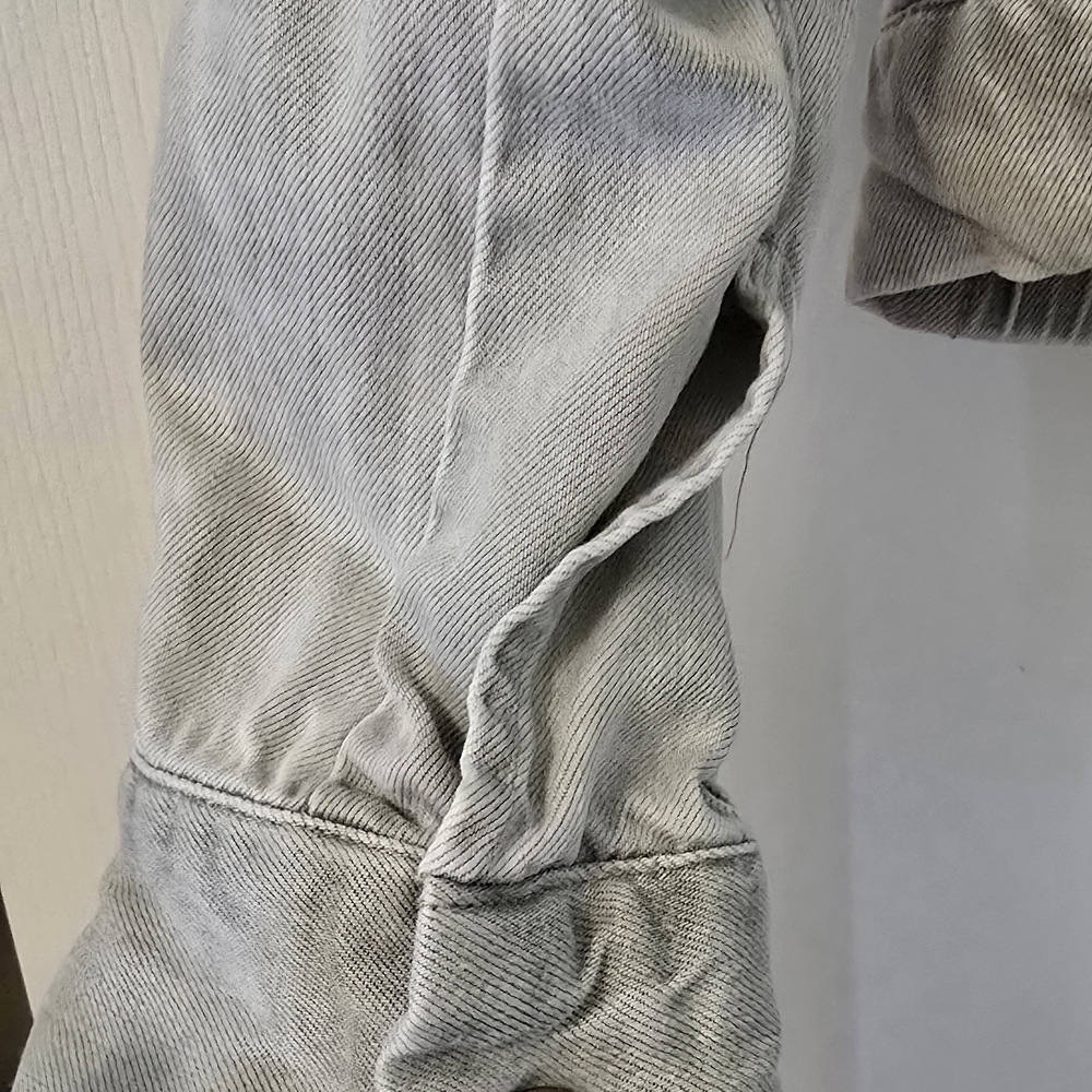 Light Gray Women's Button-Front Jacket - image 3